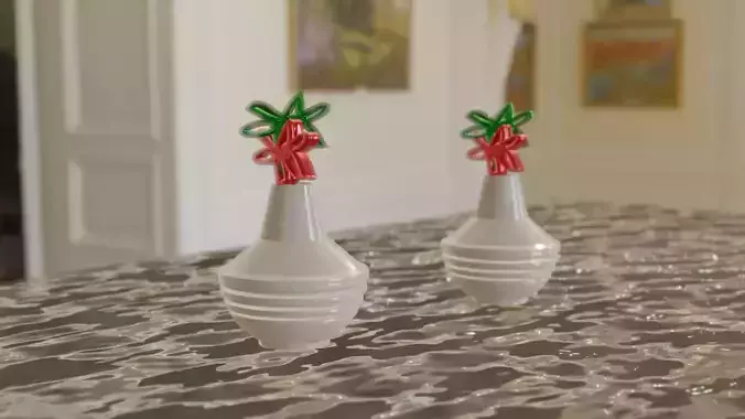 Simple Vase Of Flowers