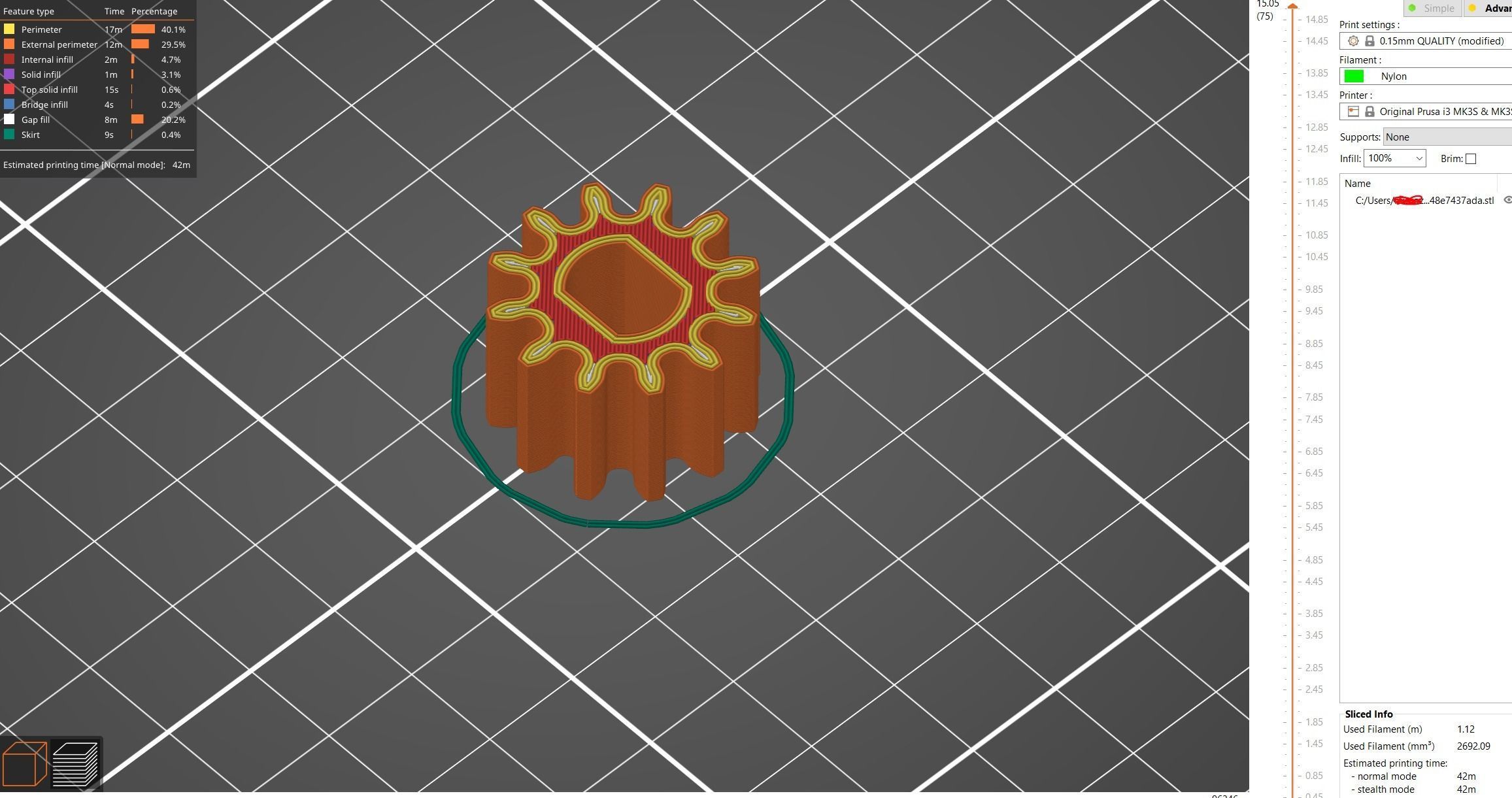 Joycrafts Double Do xl Spur Gear 3D print model_4