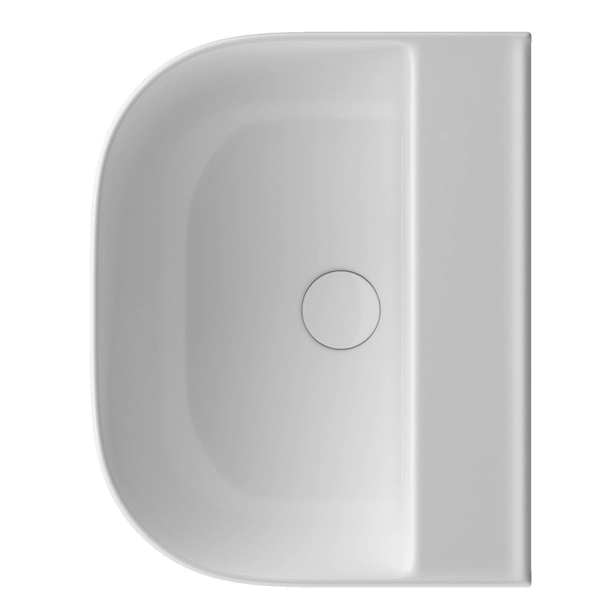 Table Top Basin in Rectangle shape 3D model Modeled in 3ds max 3D model_2