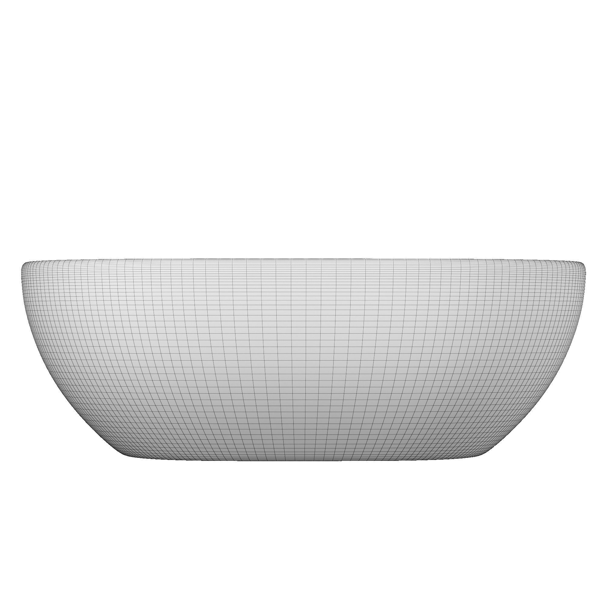 Table Top Basin in Rectangle shape 3D model Modeled in 3ds max 3D model_10