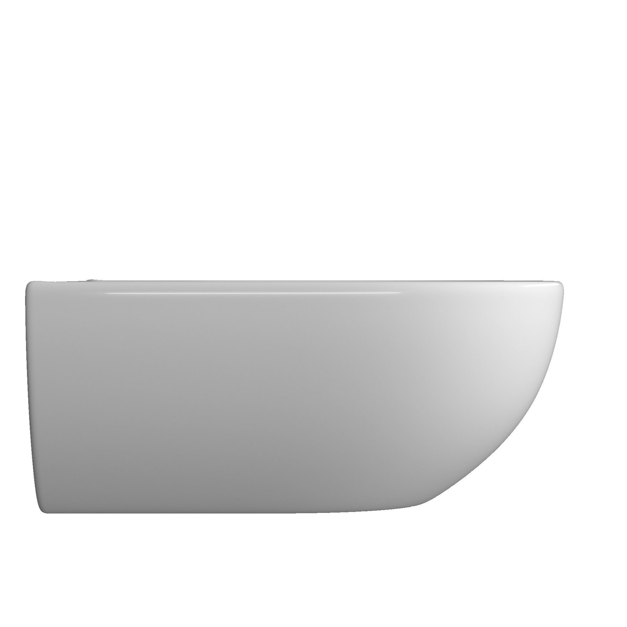 Table Top Basin in Rectangle shape 3D model Modeled in 3ds max 3D model_1