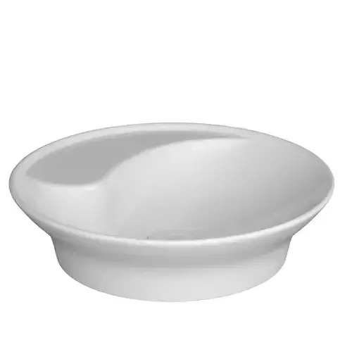 Table Top Wash Basin in Circle shape 3D model Modeled in 3ds max