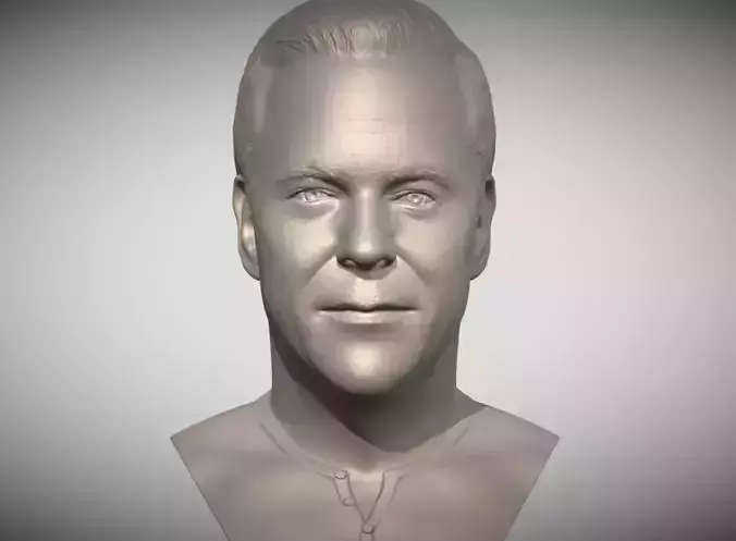 Jack Bauer bust 3D printing ready stl obj formats