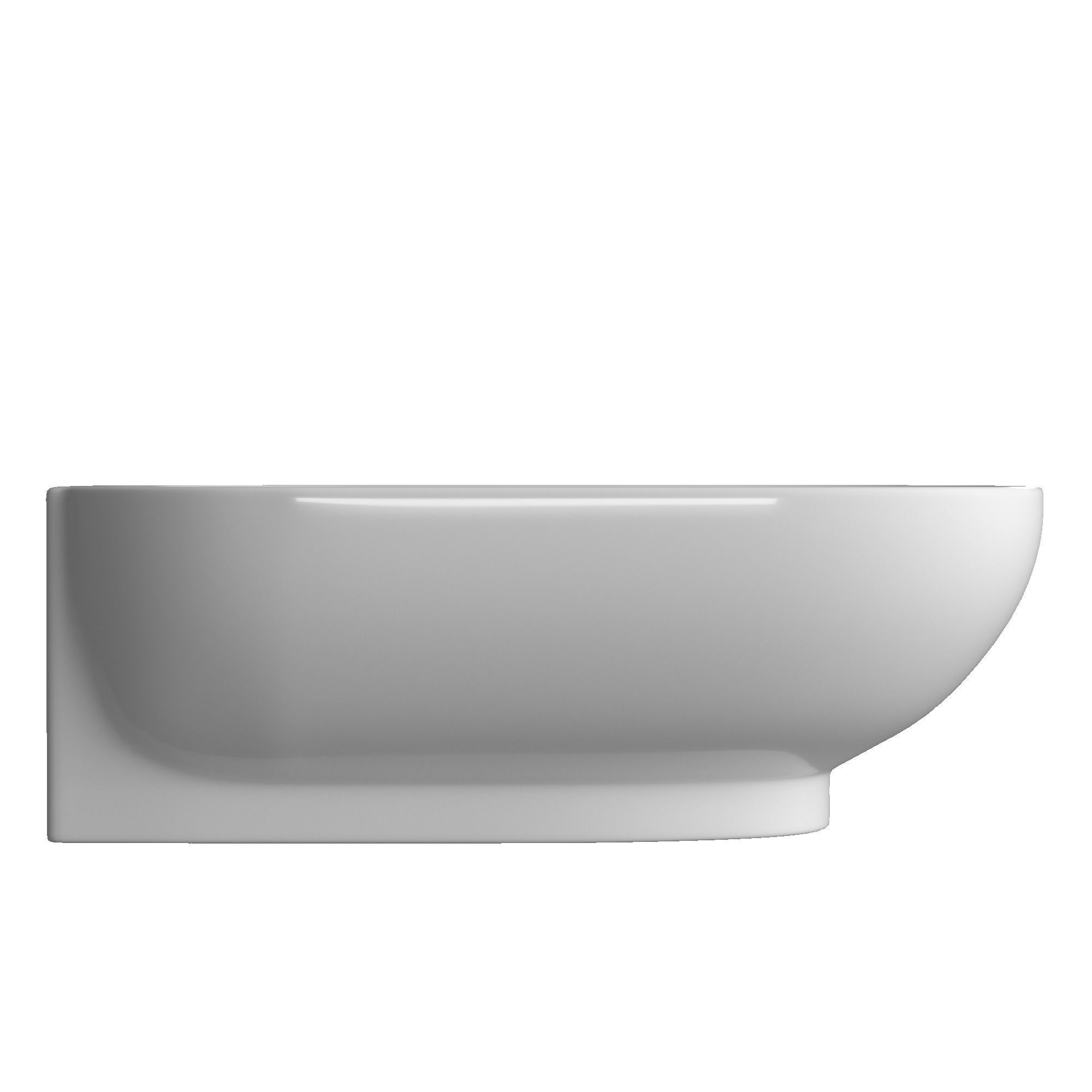 Table Top sink in rounded rectangle shape 3D model in 3ds max 3D model_1