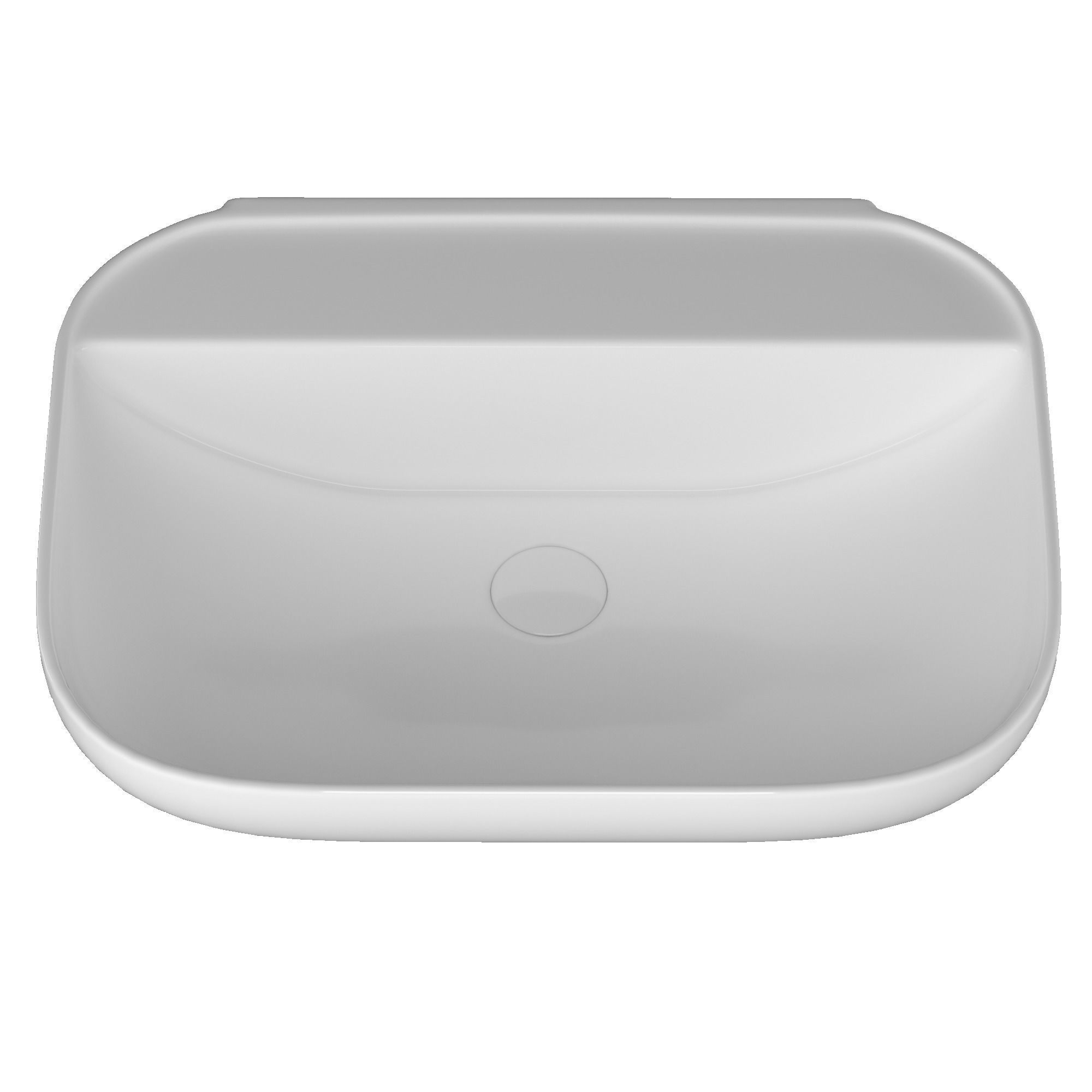 Table Top sink in rounded rectangle shape 3D model in 3ds max 3D model_4