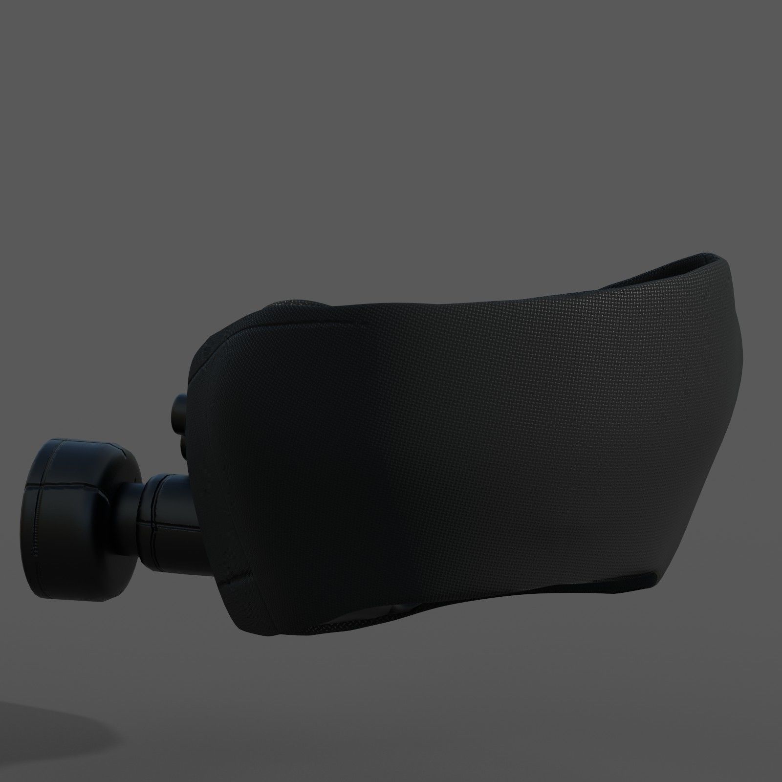 gas mask helmet protection scifi Low-poly 3D model_5