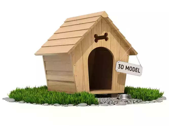 Dog House 3D model
