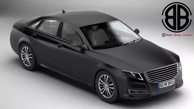 Generic Car Luxury Class 3D model