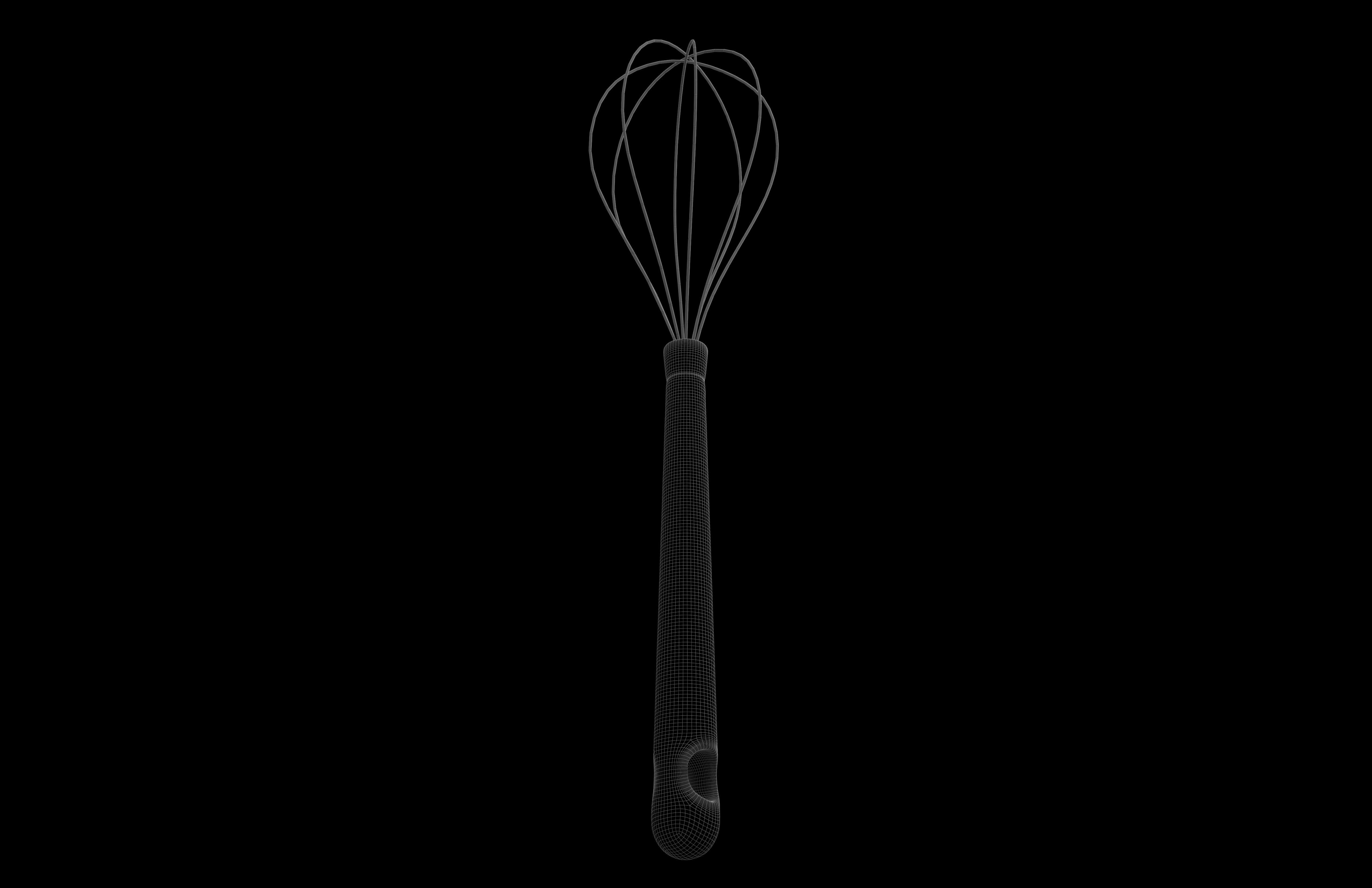 Whisk Kitchen v1 002 Low-poly 3D model_4