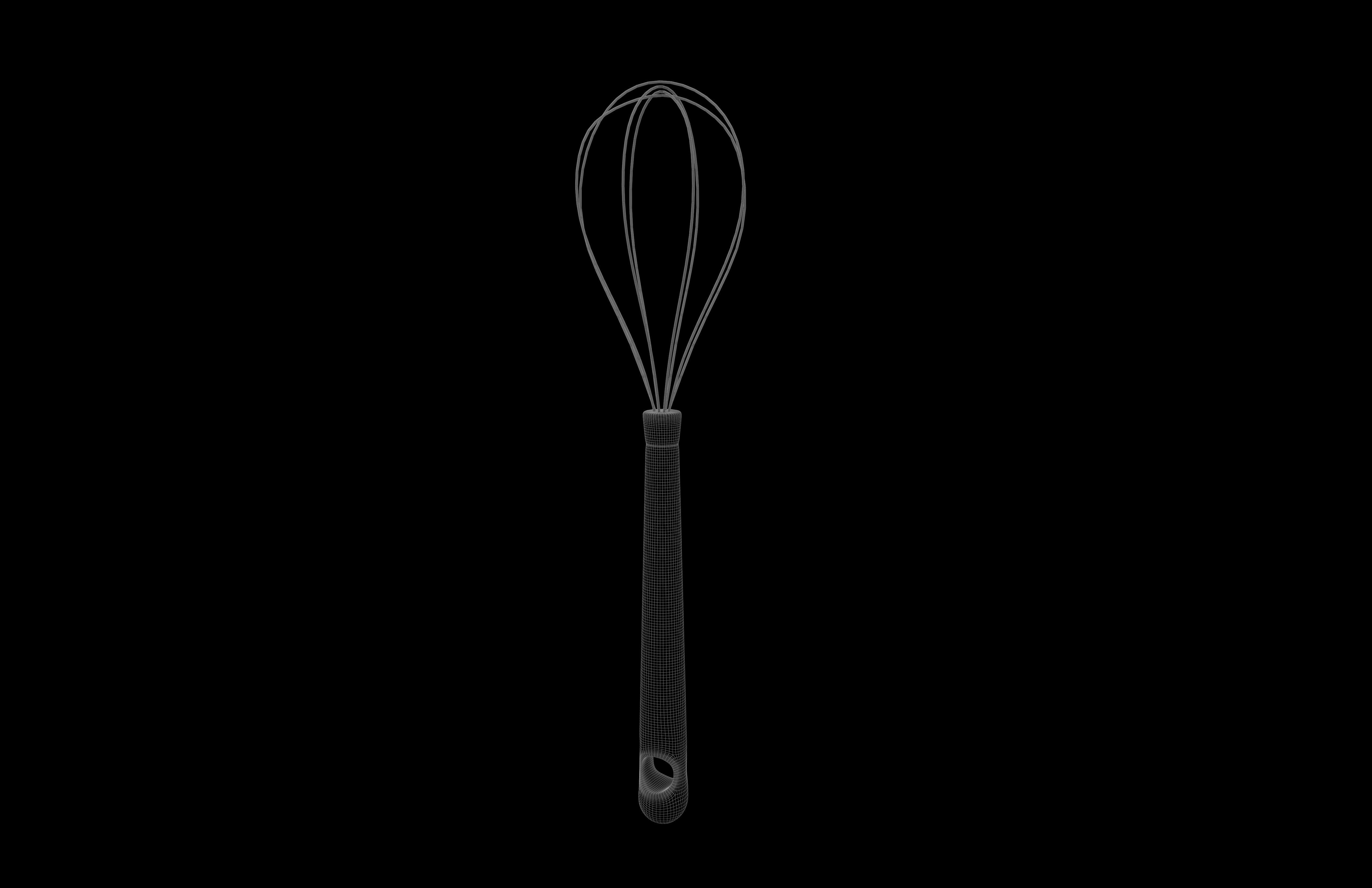 Whisk Kitchen v1 002 Low-poly 3D model_7