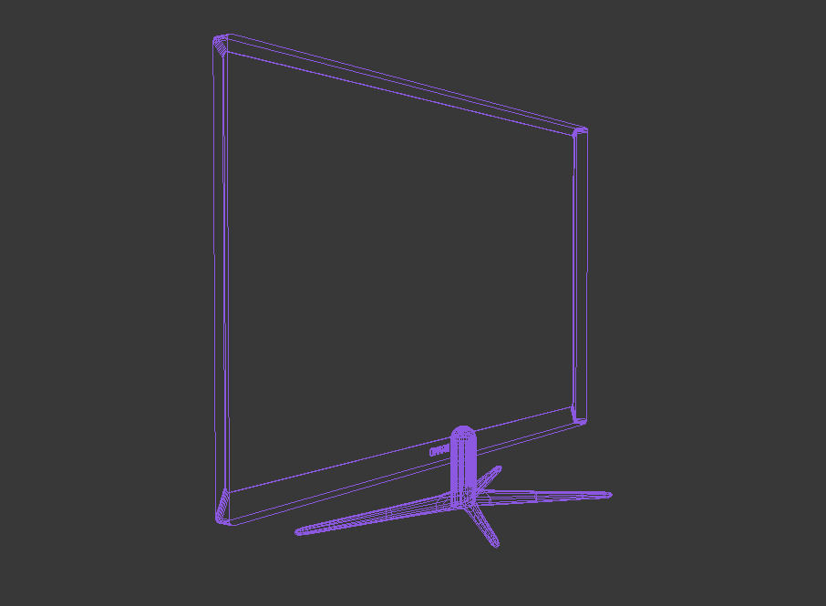 TV - VR Ready - Game Ready Low-poly 3D model_4