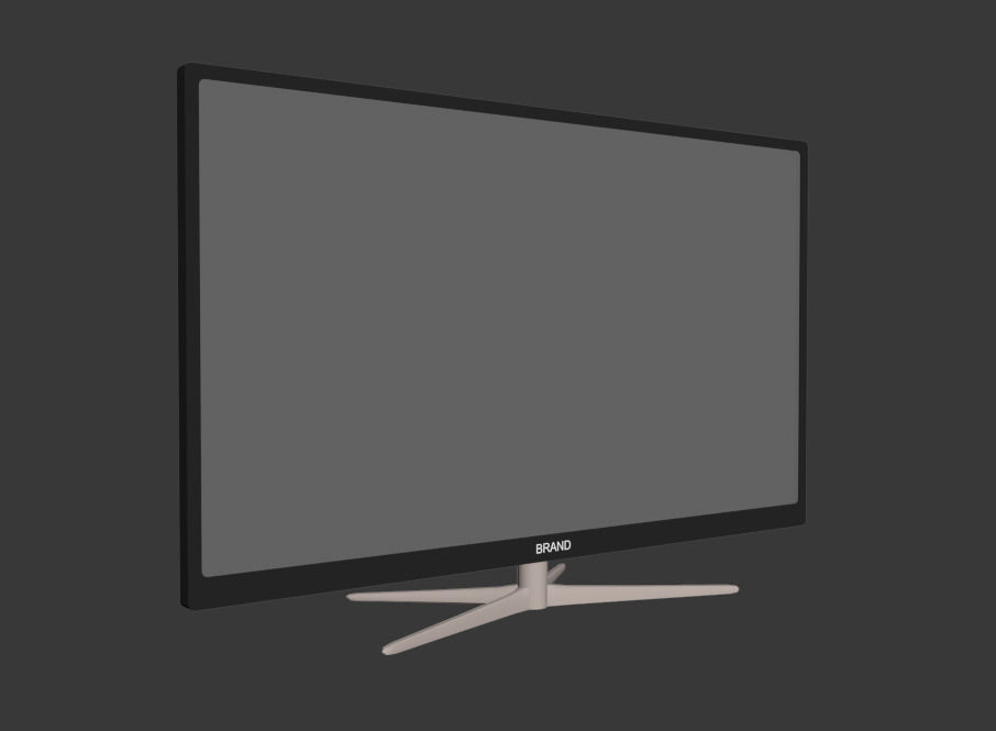 TV - VR Ready - Game Ready Low-poly 3D model_1