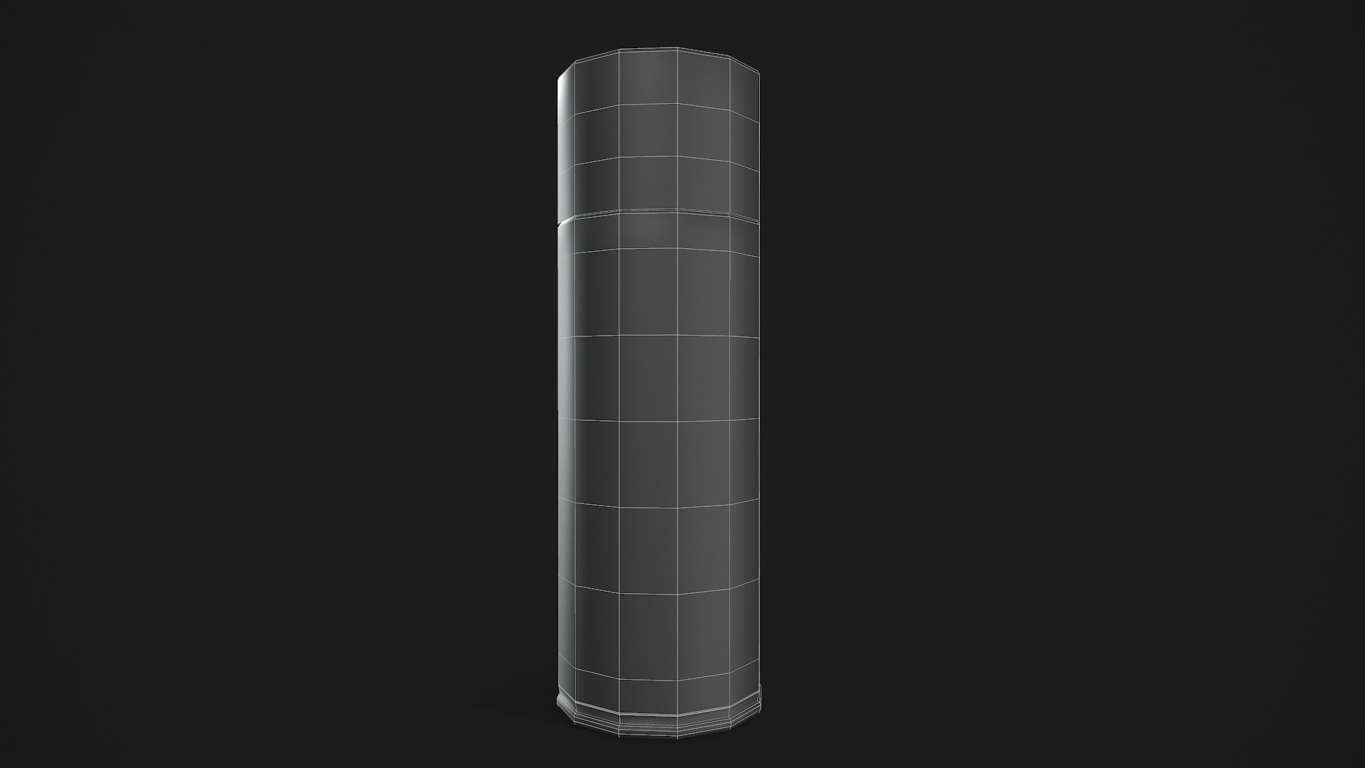 Spray Paint Can Low-poly 3D model_13