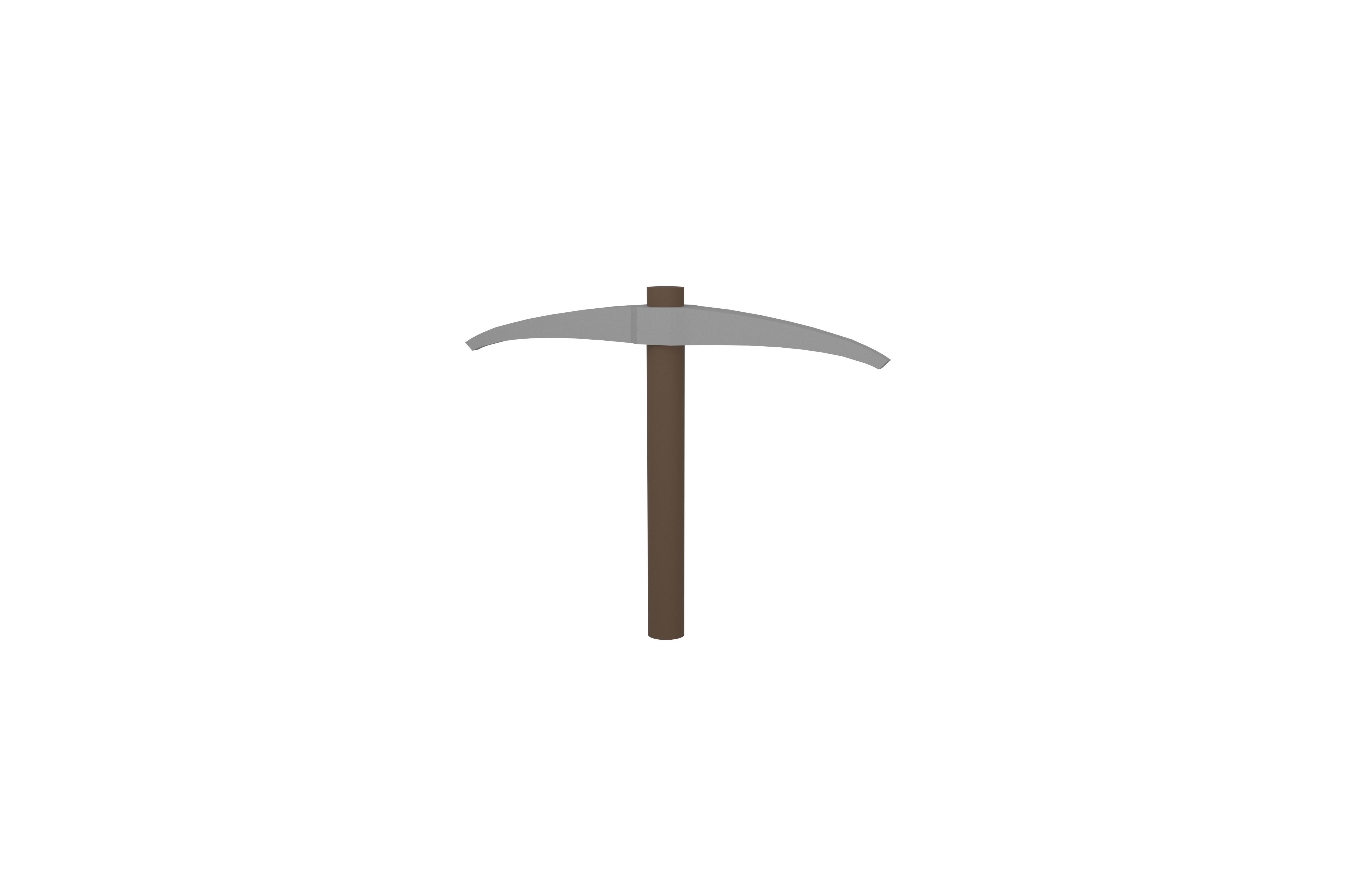Pickaxe V1 001 Low-poly 3D model_2