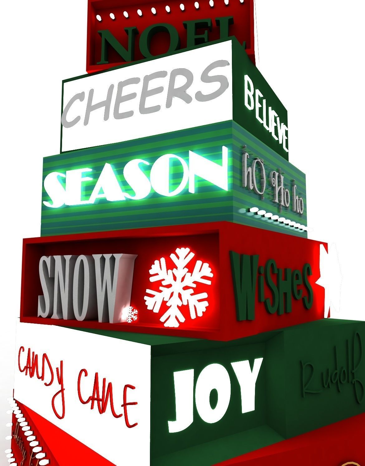Christmas Tree- Box 3D model_2