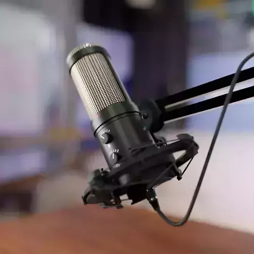 Condensed Microphone 3D model