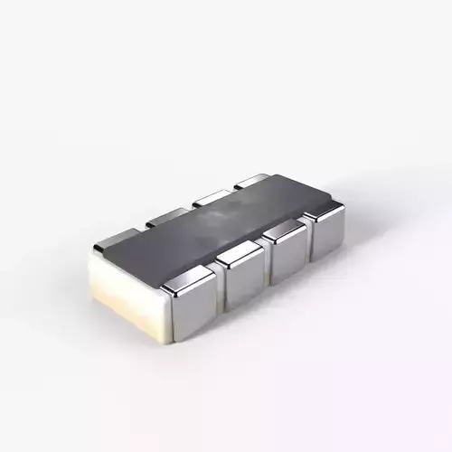 PBR SMD type Resistor model with 2K textures Low-poly 3D model PBR SMD type Resistor model with 2K textures Low-poly 3D model