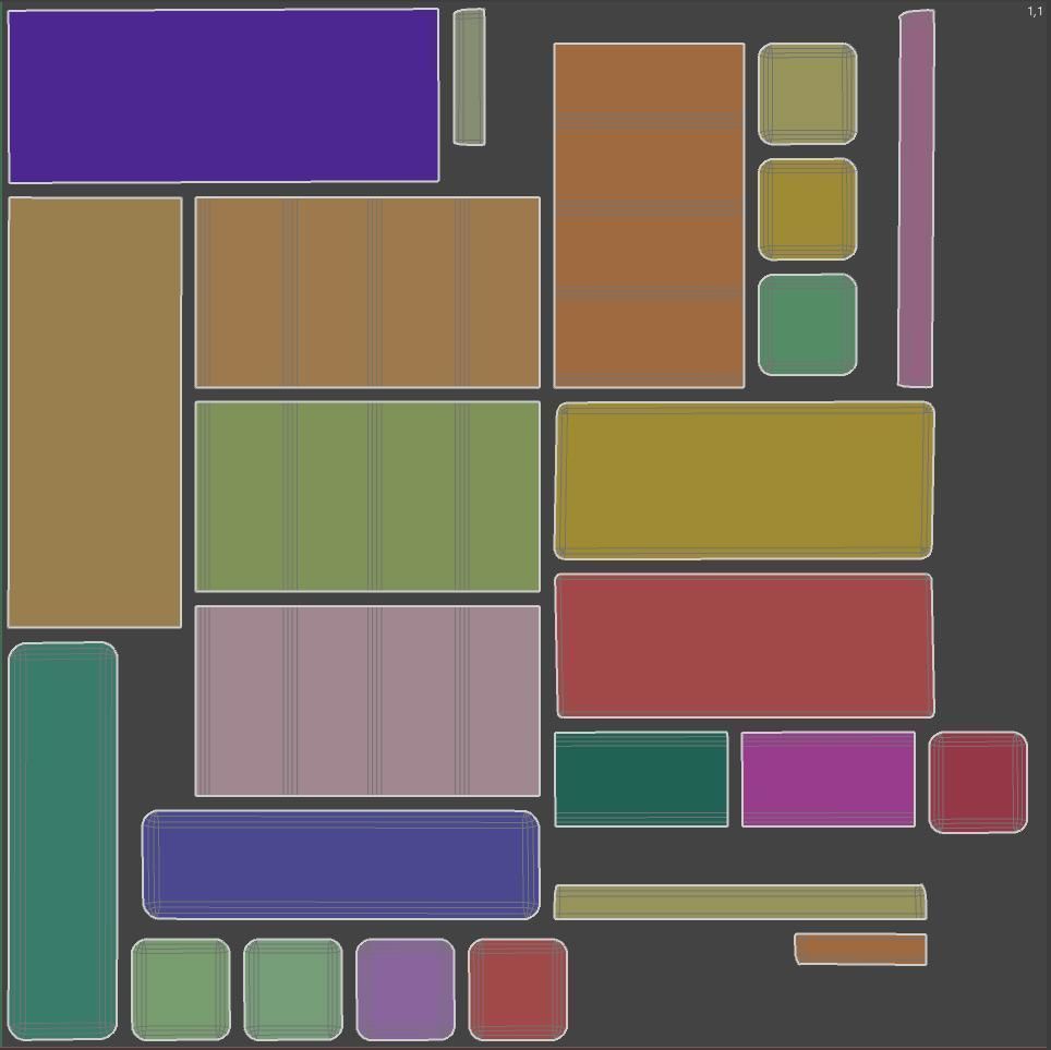 PBR SMD type Resistor model with 2K textures Low-poly 3D model_1