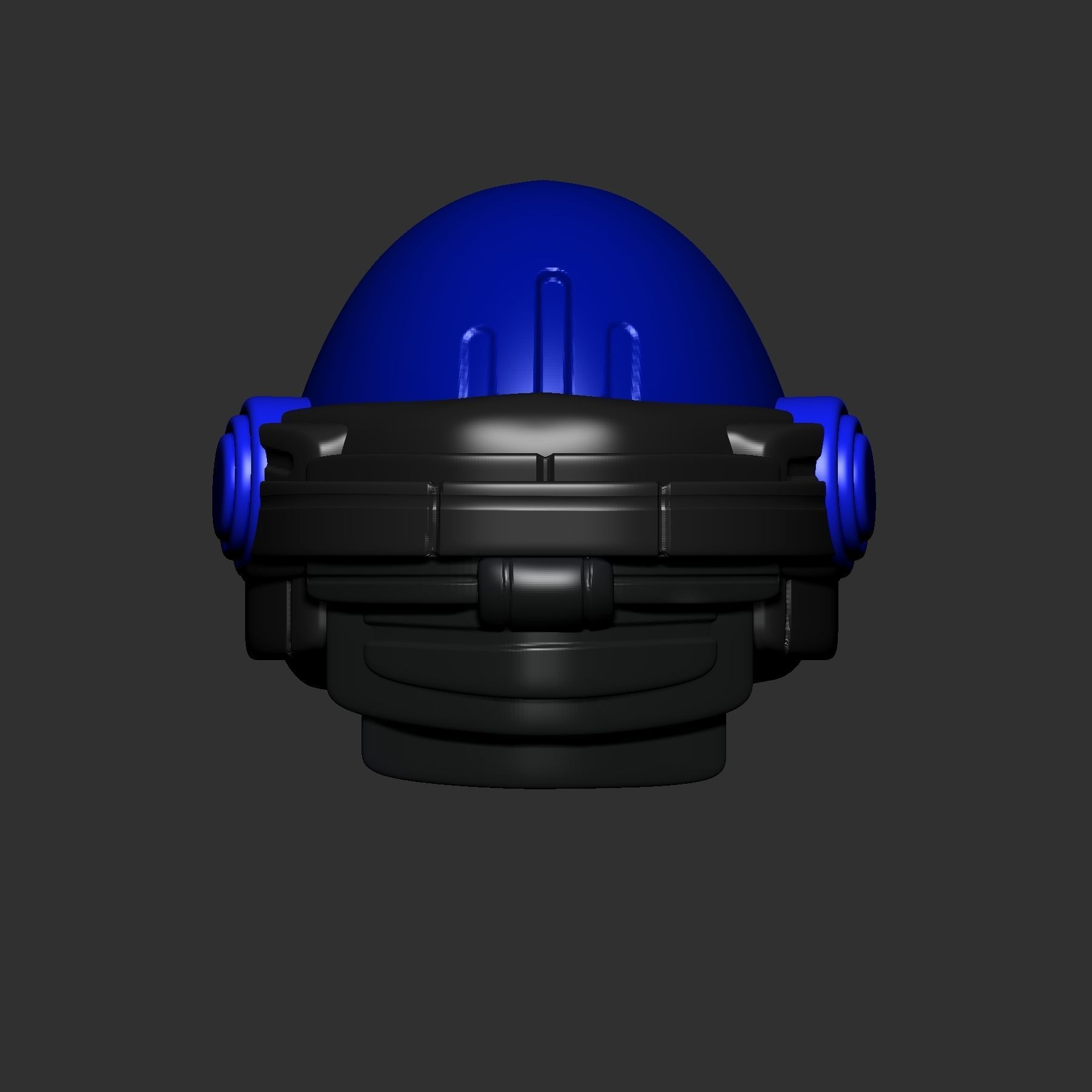 helmet high poly sculpt 3d printable ver 7 3D model 3D model_2