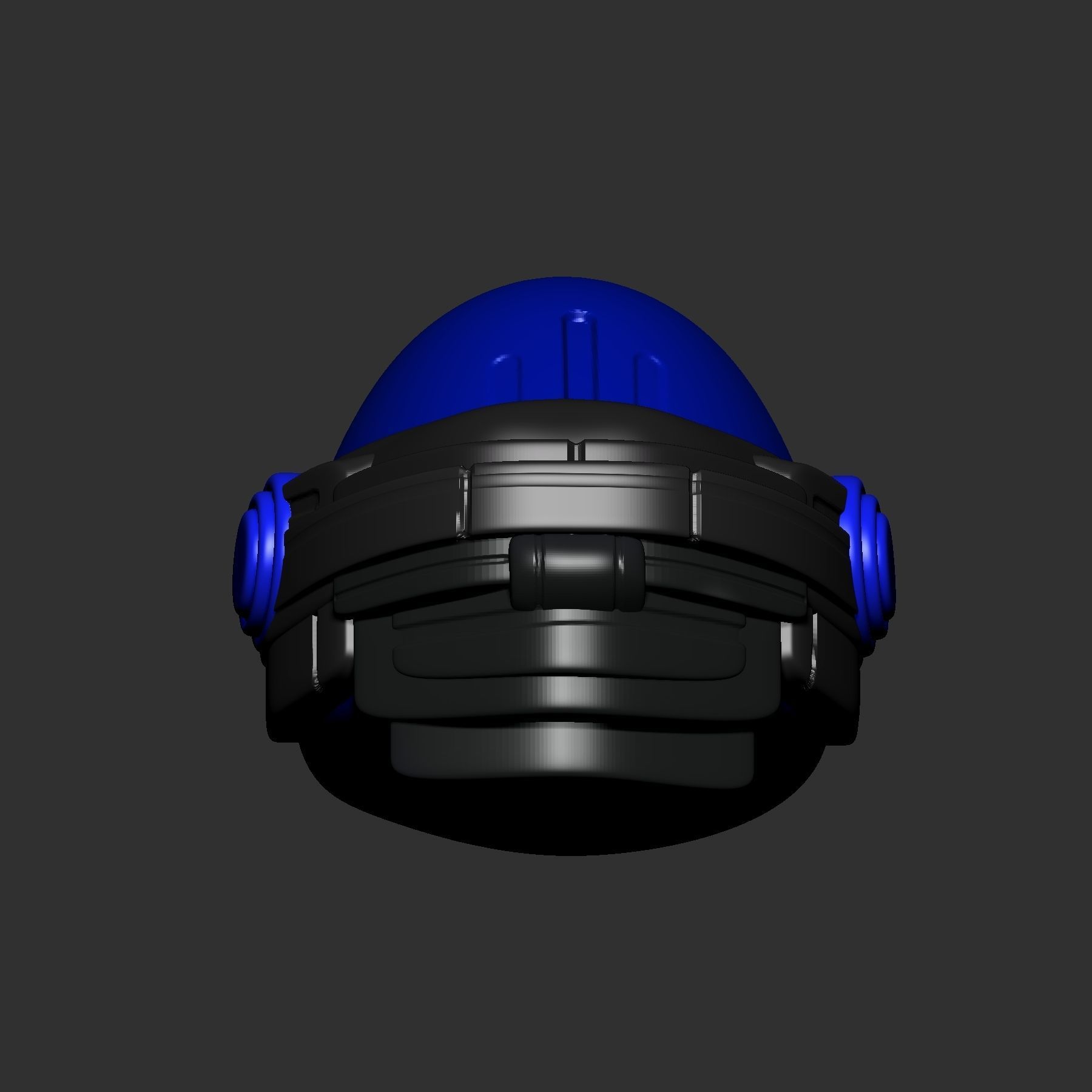 helmet high poly sculpt 3d printable ver 7 3D model 3D model_5