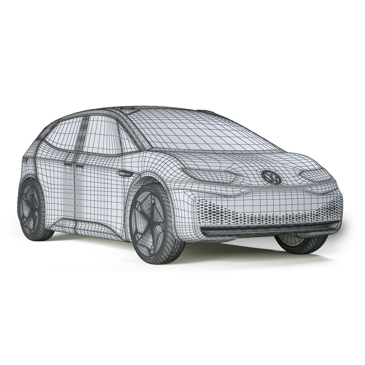  Volkswagen ID car  3D model_4