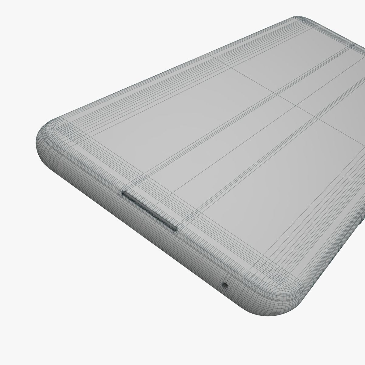 Oppo Reno4 Black and Blue Color 3D model_11