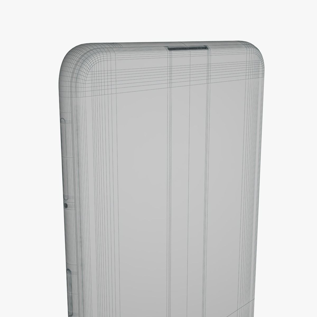 Oppo Reno4 Black and Blue Color 3D model_8