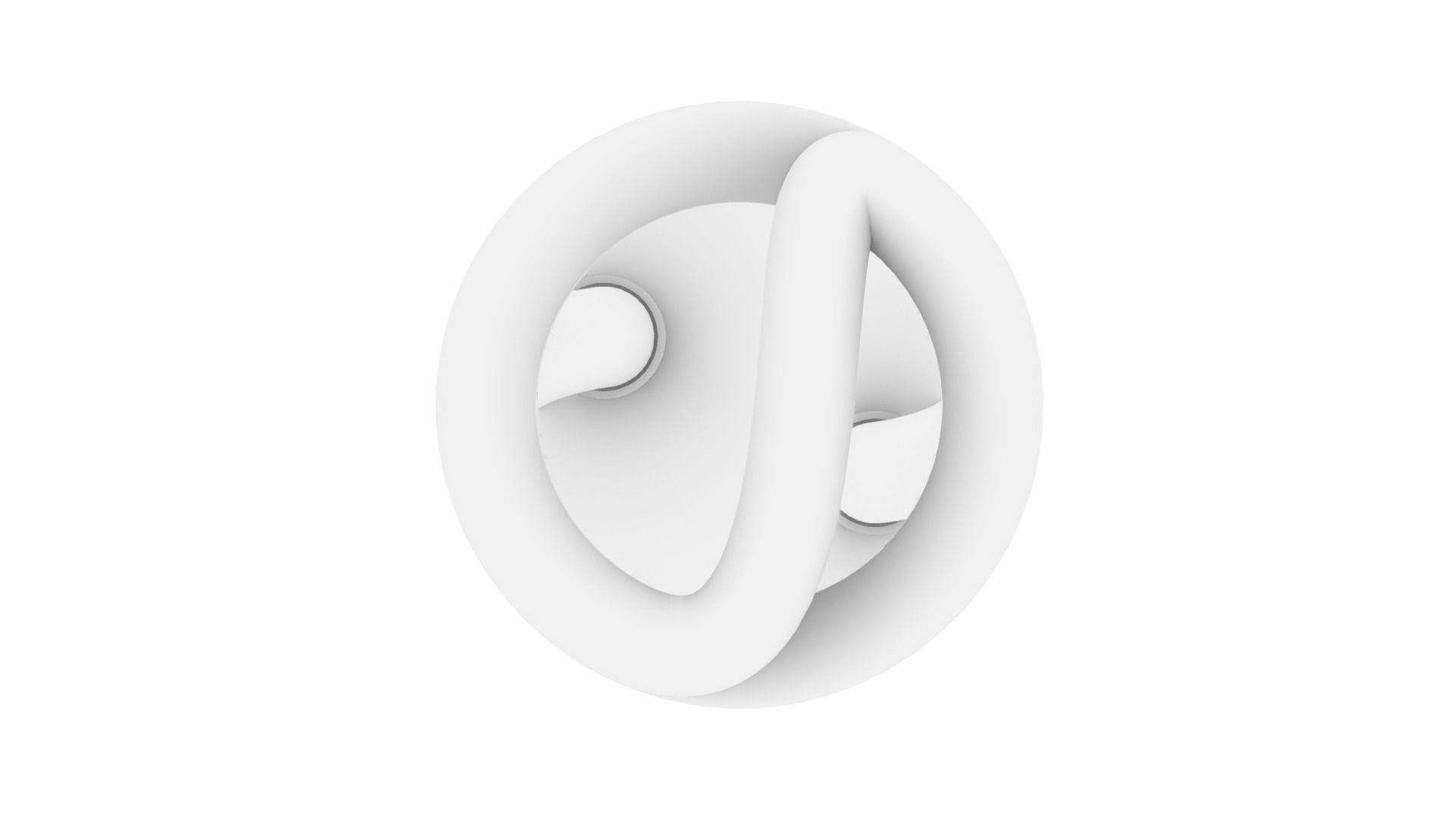 Spiral Light Bulb  3D print model_9