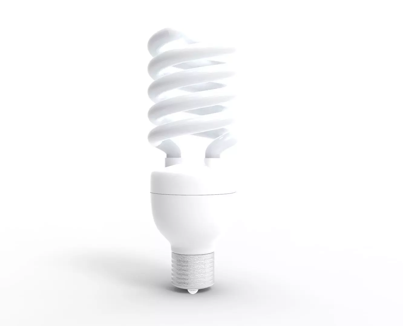 Spiral Light Bulb  3D print model_0