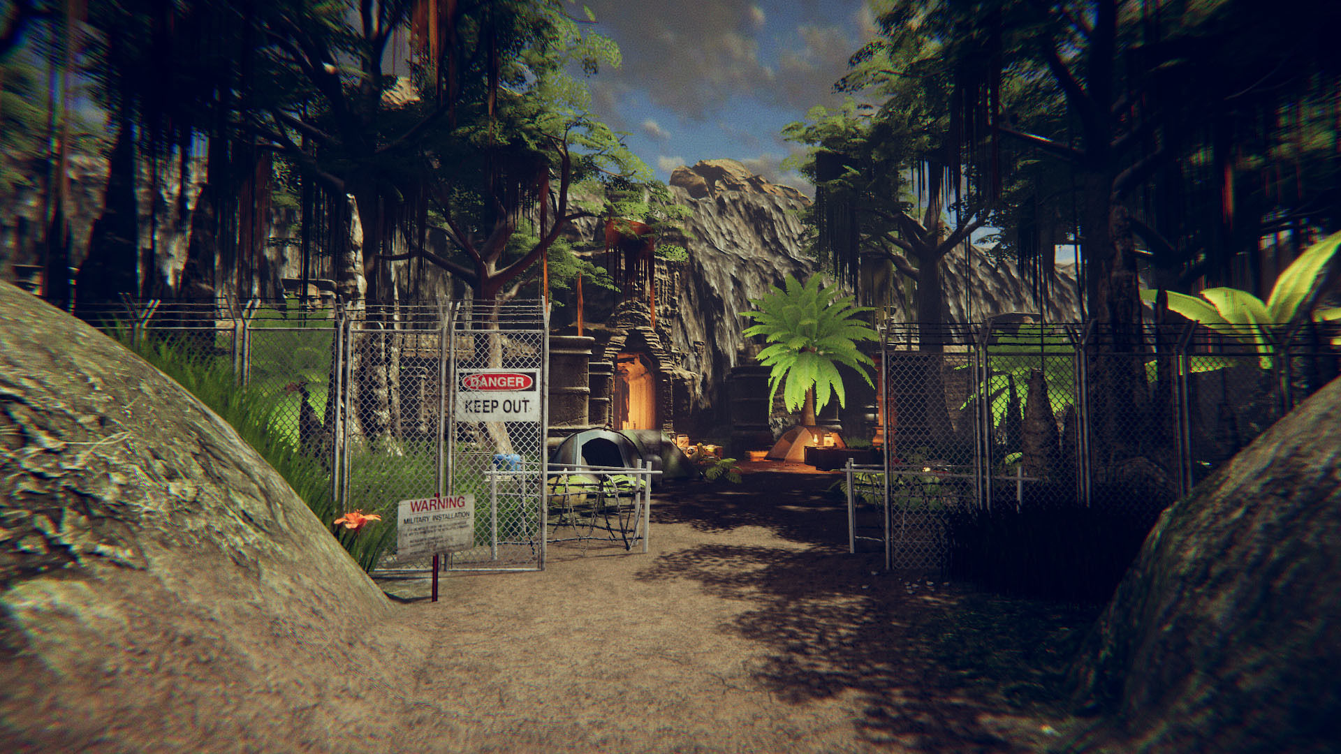 Lost Temple Low-poly 3D model_2