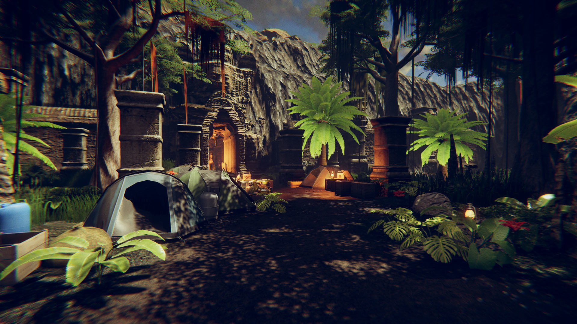 Lost Temple Low-poly 3D model_4