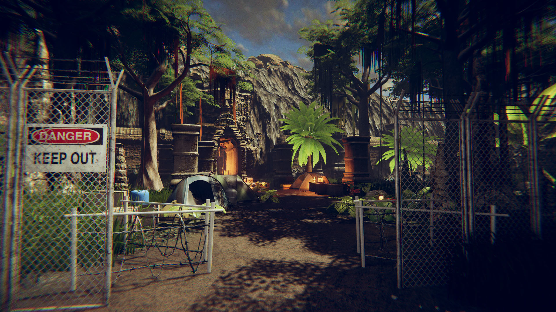 Lost Temple Low-poly 3D model_3