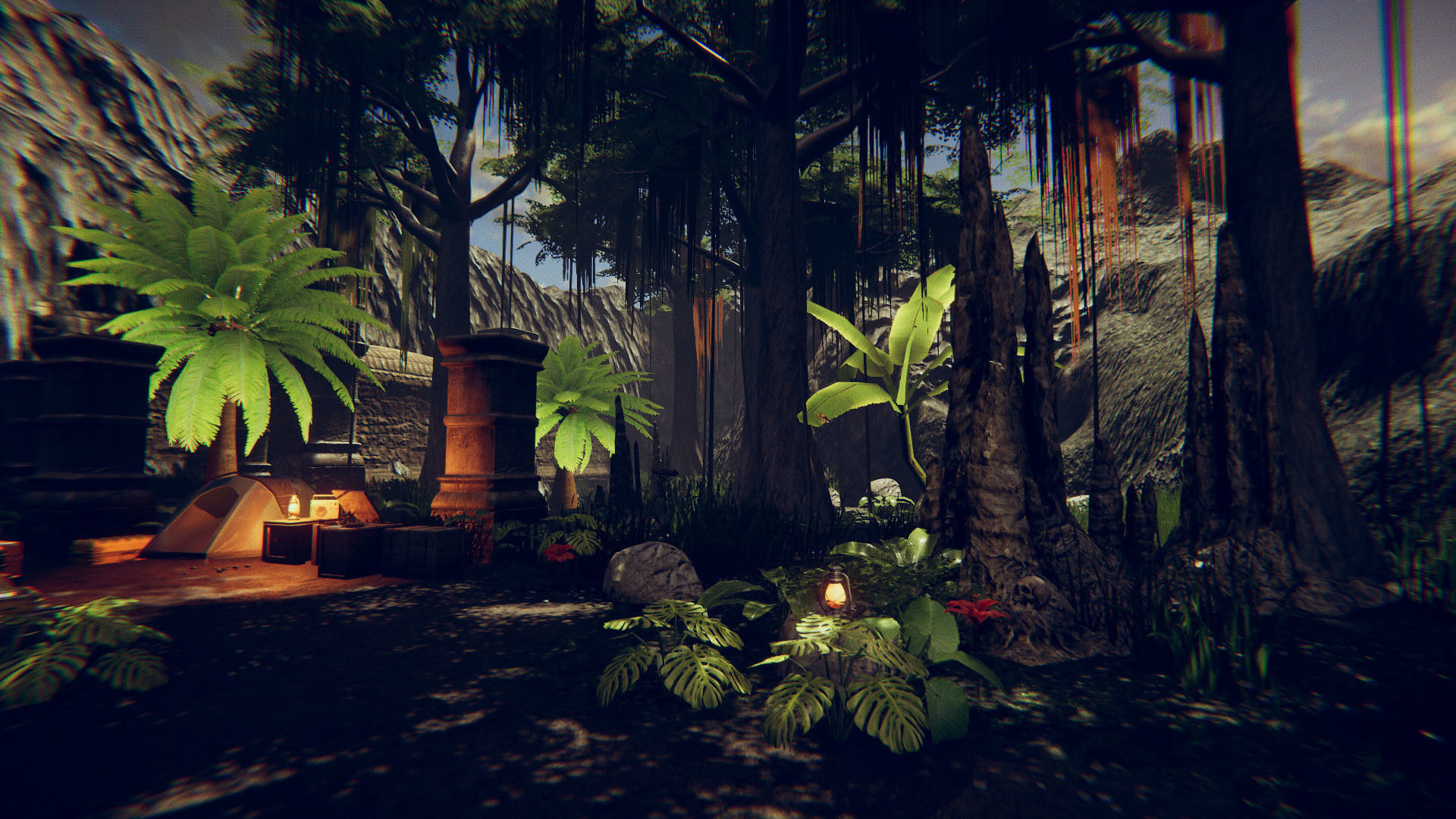 Lost Temple Low-poly 3D model_8