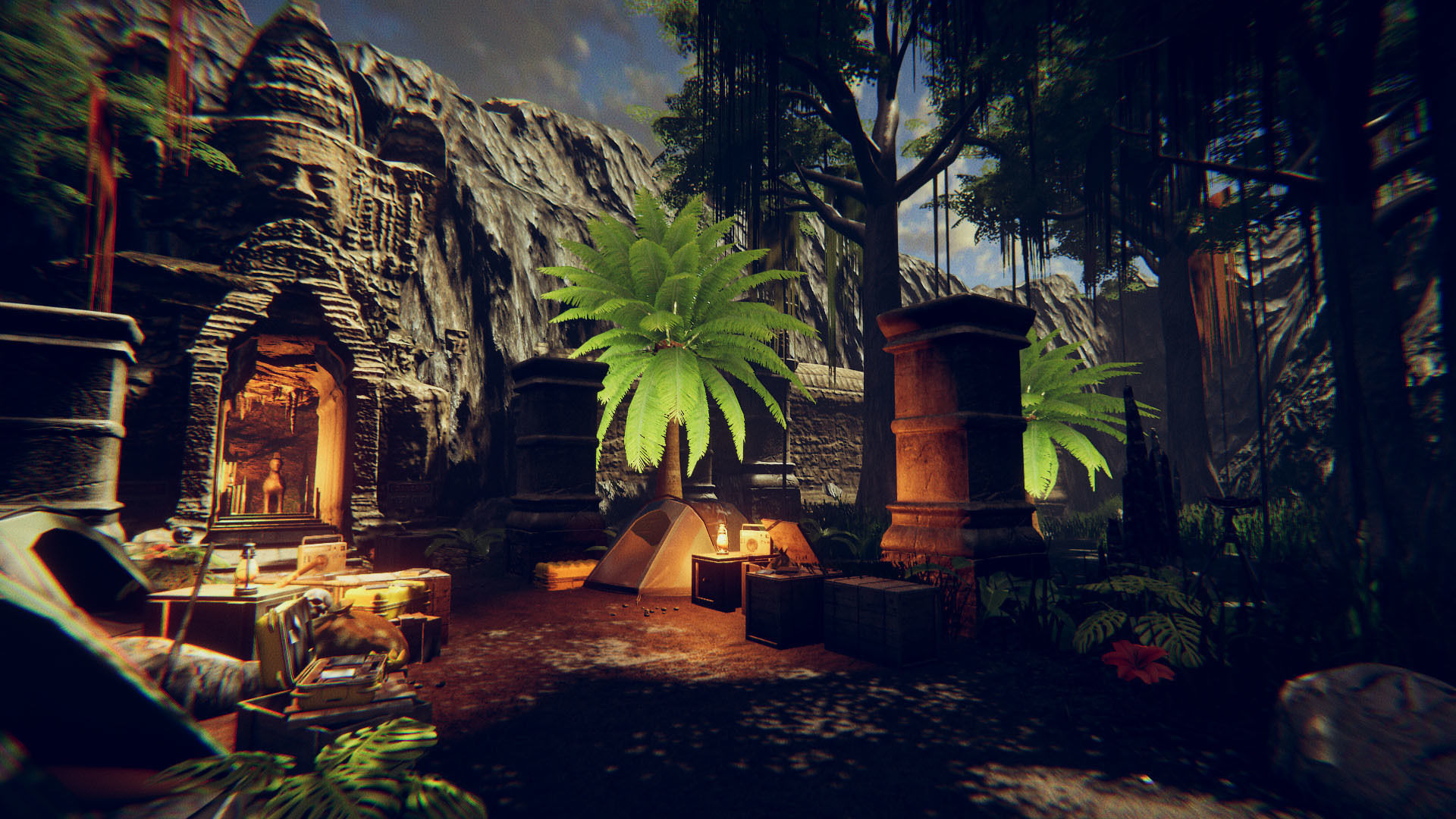 Lost Temple Low-poly 3D model_7