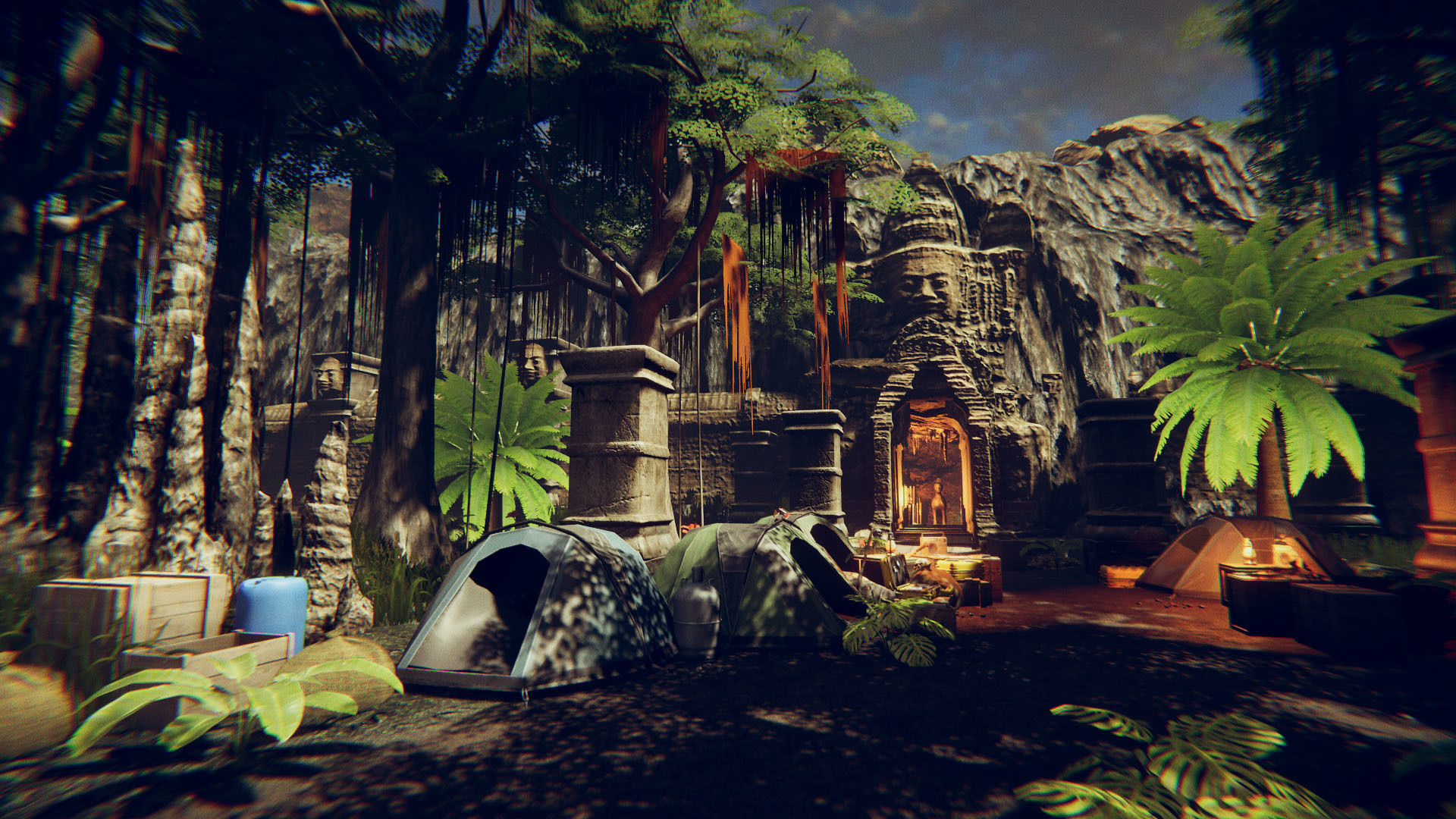 Lost Temple Low-poly 3D model_5