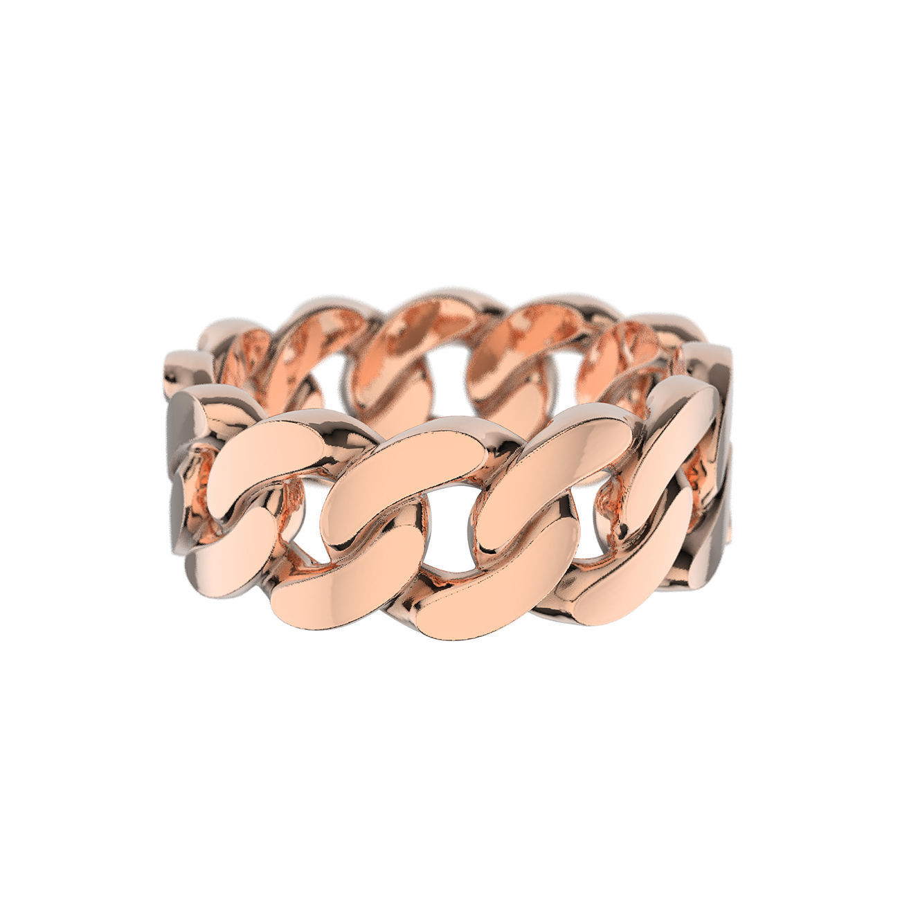 N165 Cuban ring T01 3D print model_3