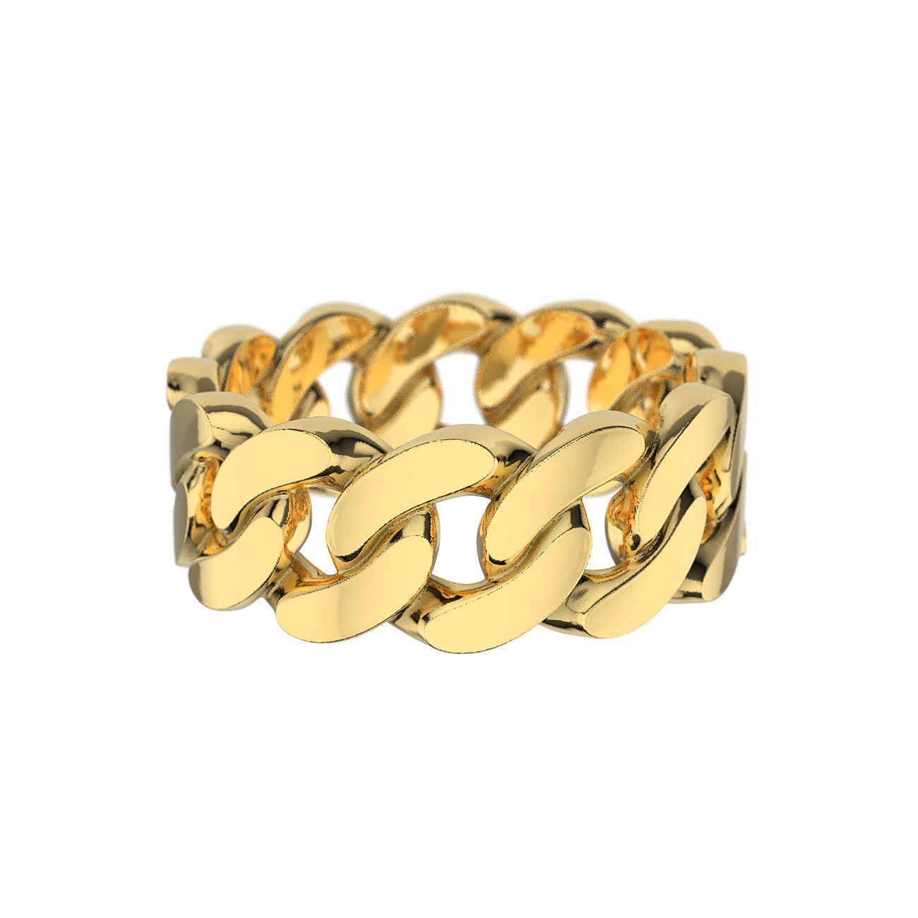 N165 Cuban ring T01 3D print model_1