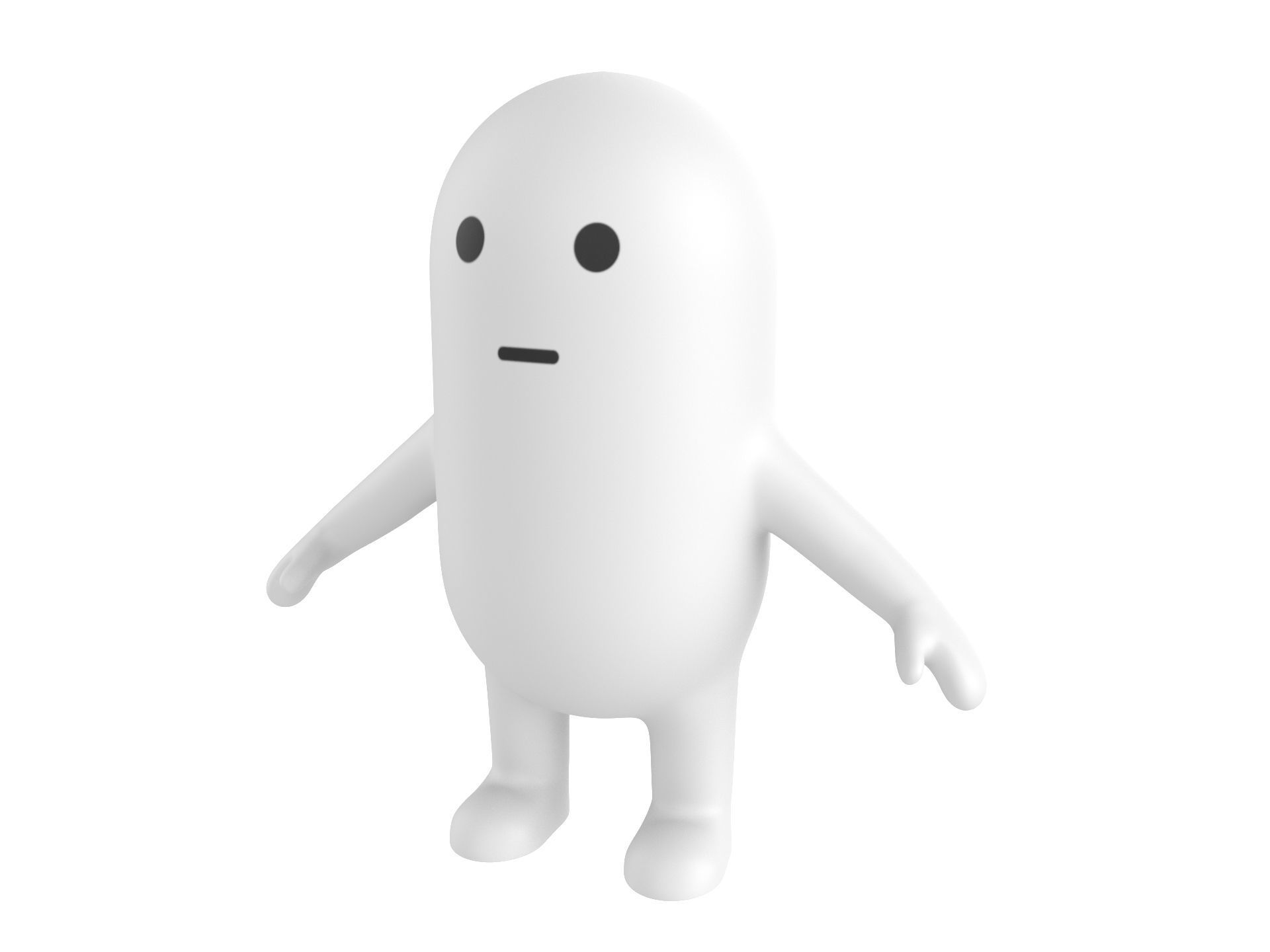 Rigged Capsule Man  3D model_19