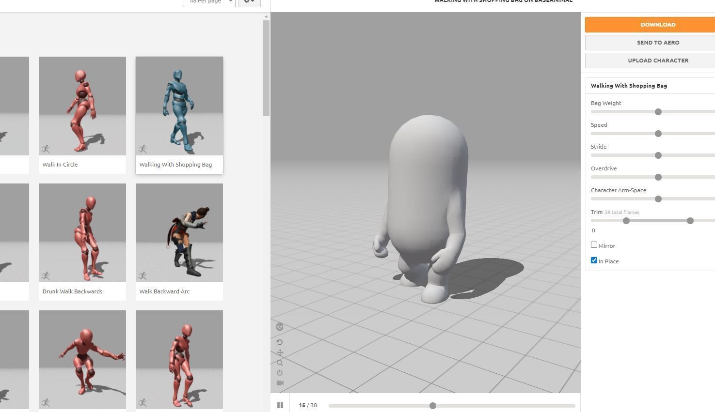 Rigged Capsule Man  3D model_21