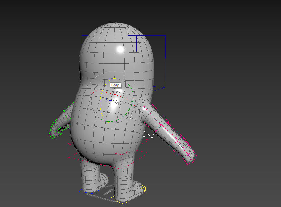 Rigged Capsule Man  3D model_13