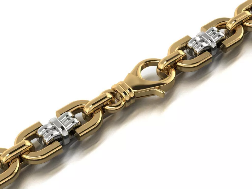 beautiful chain or bracelet 3D print model