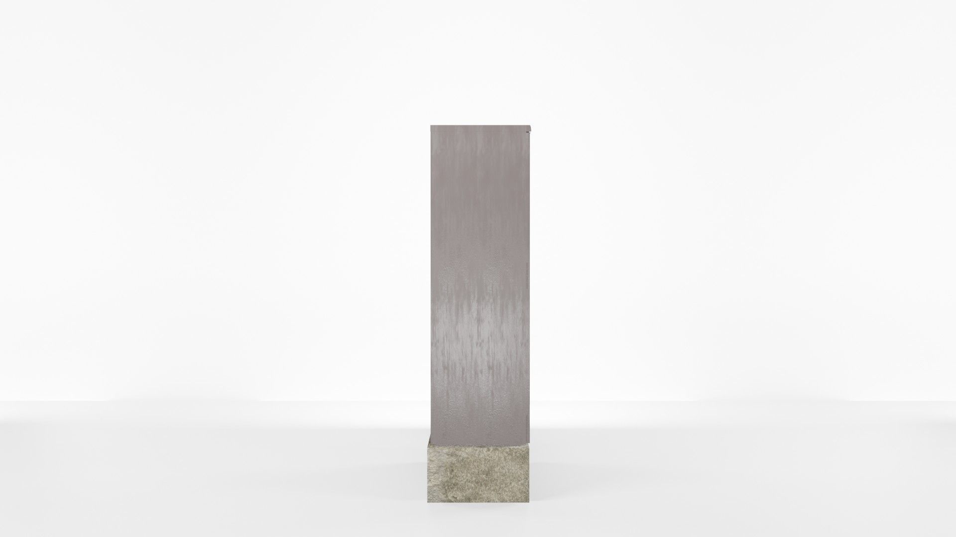 Simple Electricity Box Low-poly 3D model_6