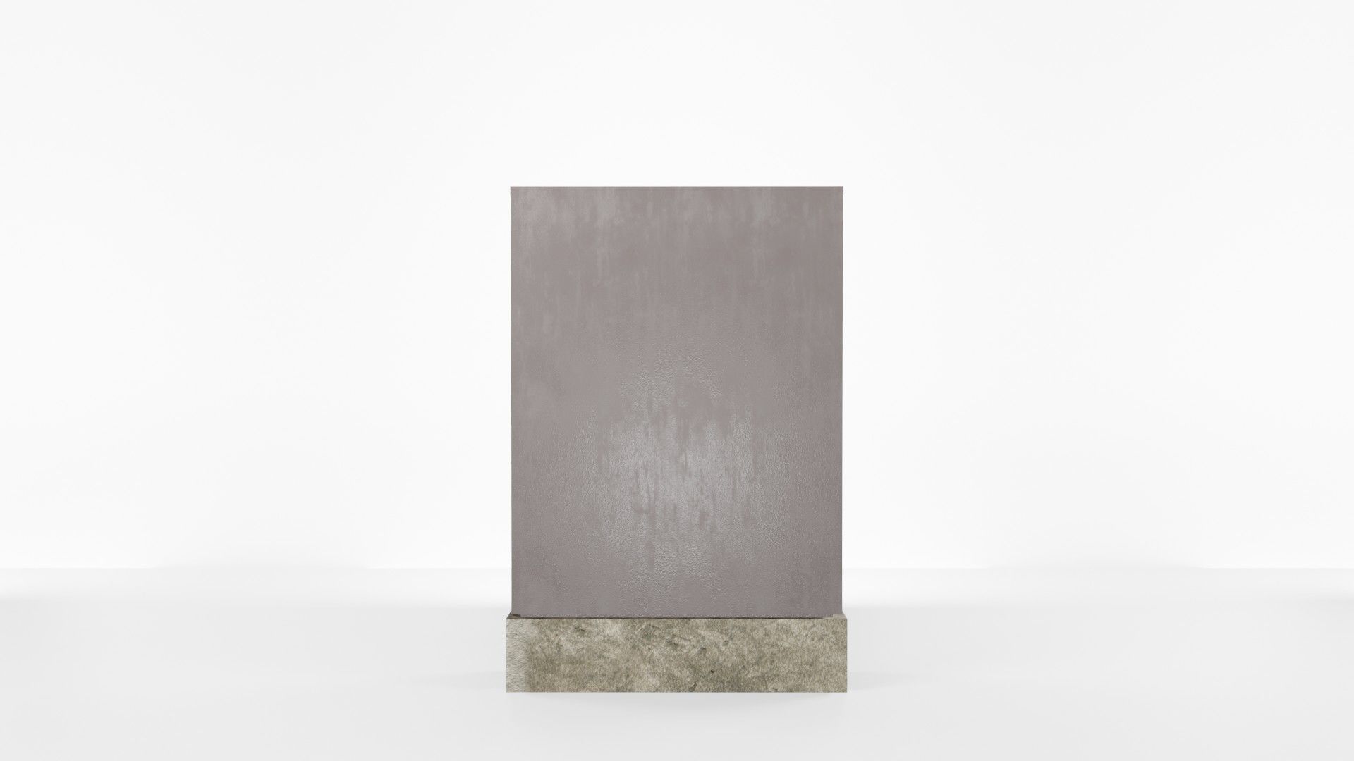 Simple Electricity Box Low-poly 3D model_5