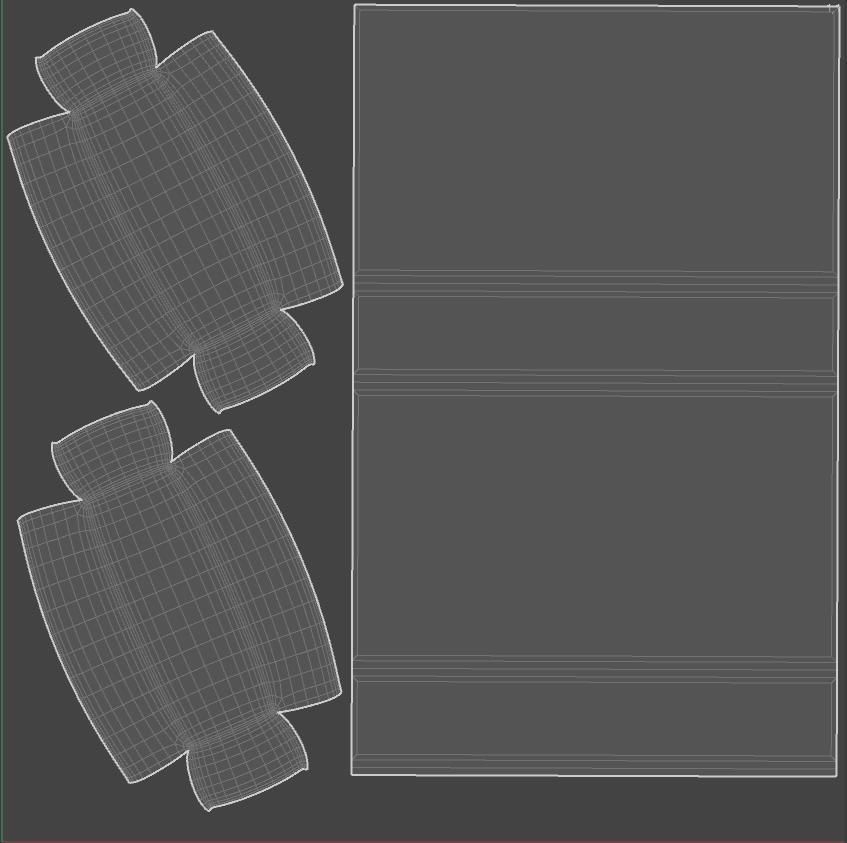 SMD Resistor type 2 PBR model with 2K textures 3D model_6