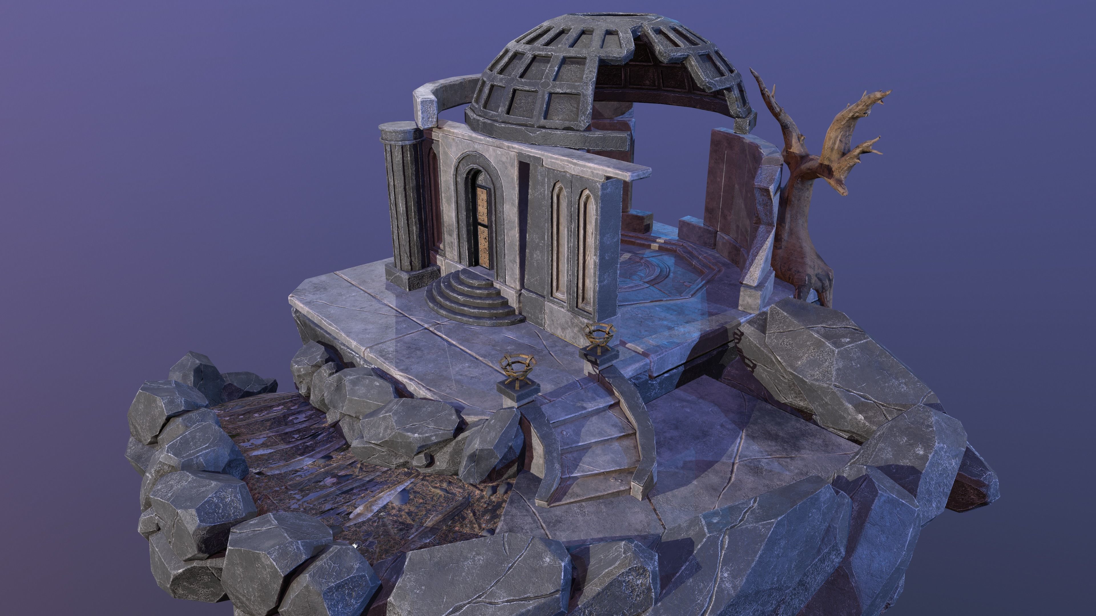 Ancient Ruins free VR / AR / low-poly 3D model | CGTrader