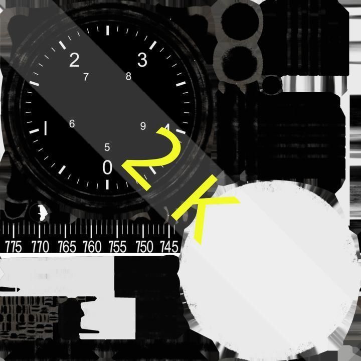 JAPANESE ALTIMETER GAUGE Low-poly 3D model_5