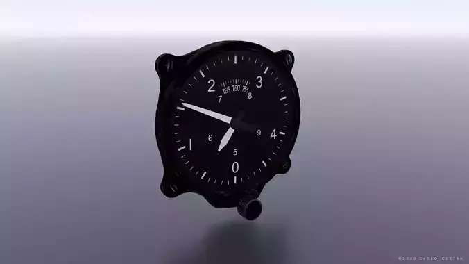 JAPANESE ALTIMETER GAUGE