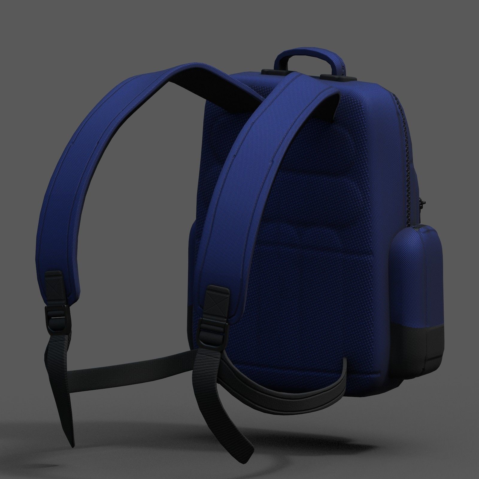 Backpack bag baggage Color 3d low poly Low-poly Low-poly 3D model_3