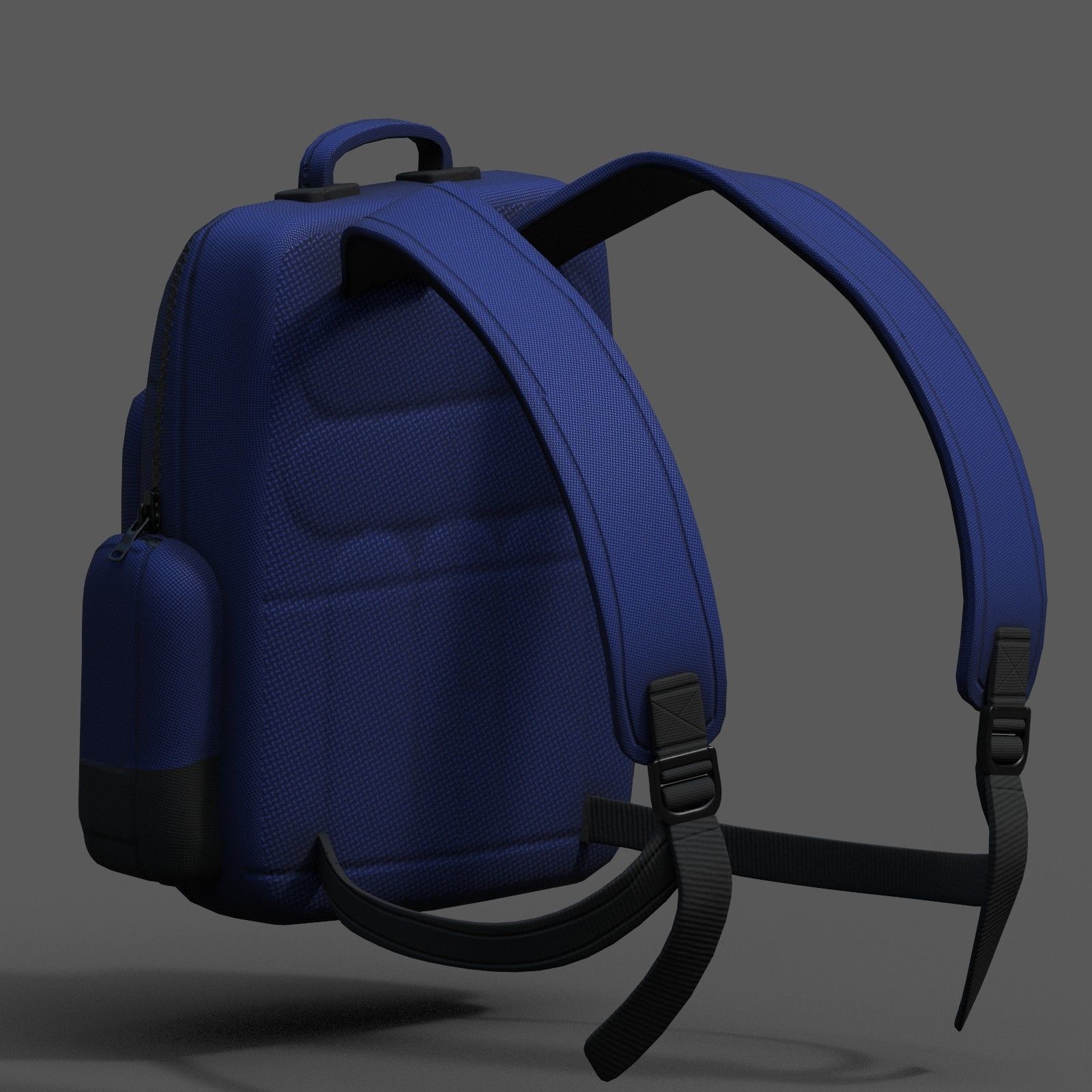 Backpack bag baggage Color 3d low poly Low-poly Low-poly 3D model_5