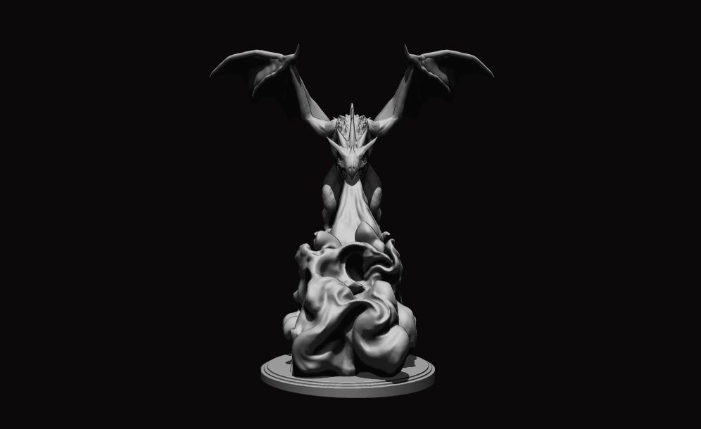 Harry Potter -  Hungarian Horntail  3D Print Model 3D print model_5